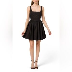 NWOT WAYF Jade Corset Mini Dress Square Neck Fit & Flare Coquette